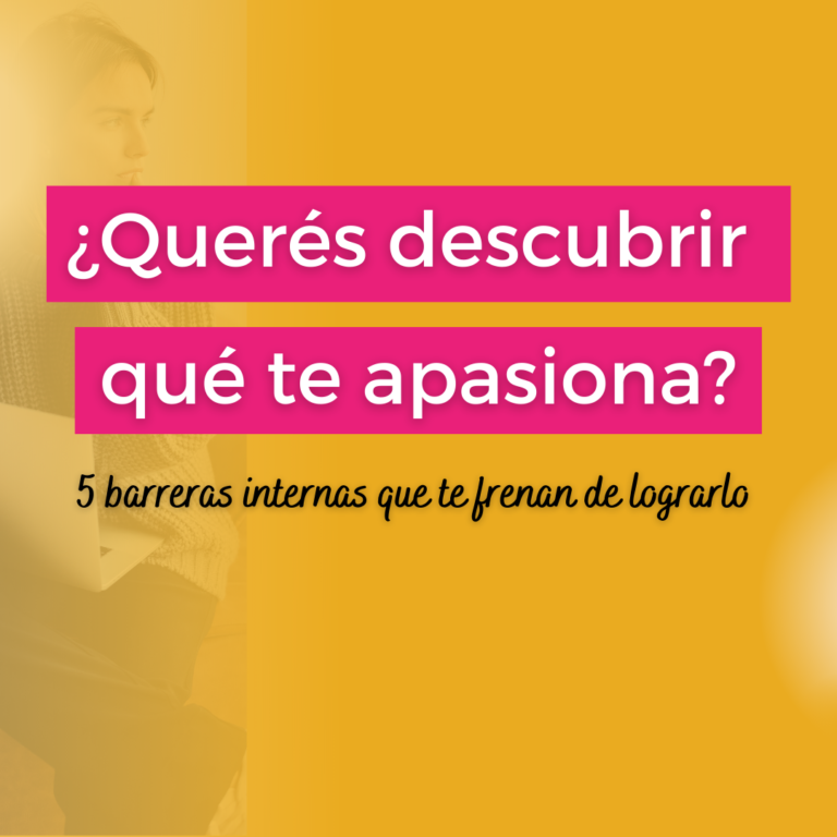 como descubrir que te apasiona