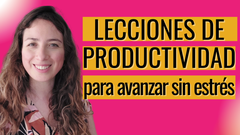 5 lecciones de productividad para emprender